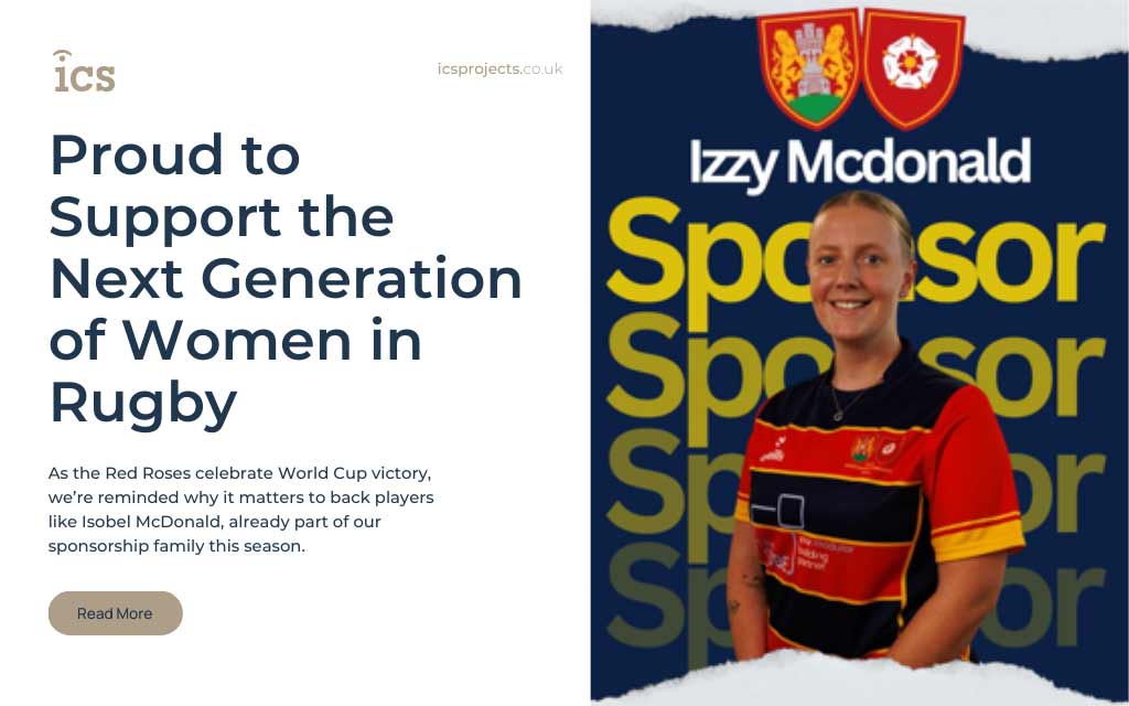 Proud to Support the Next Generation of Women in Rugby
