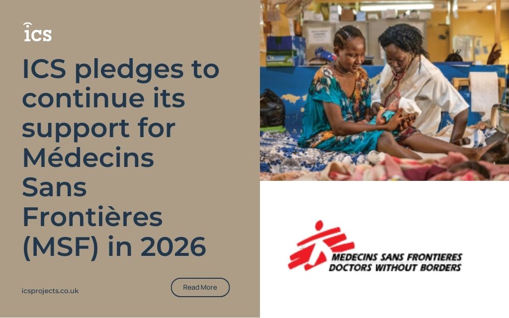 ICS pledges to continue its support for Médecins Sans Frontières (MSF) in 2026